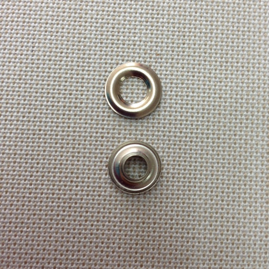 144 pc. Size 00 Nickel Plated Grommets and washers