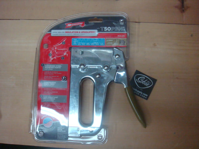 Arrow Fastener Upholstery Staple / Brad Nail Gun T50 PBN Heavy Duty