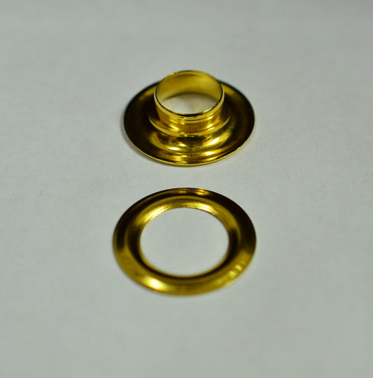 144 pc. Size 5 Brass Plated Grommets and Washers