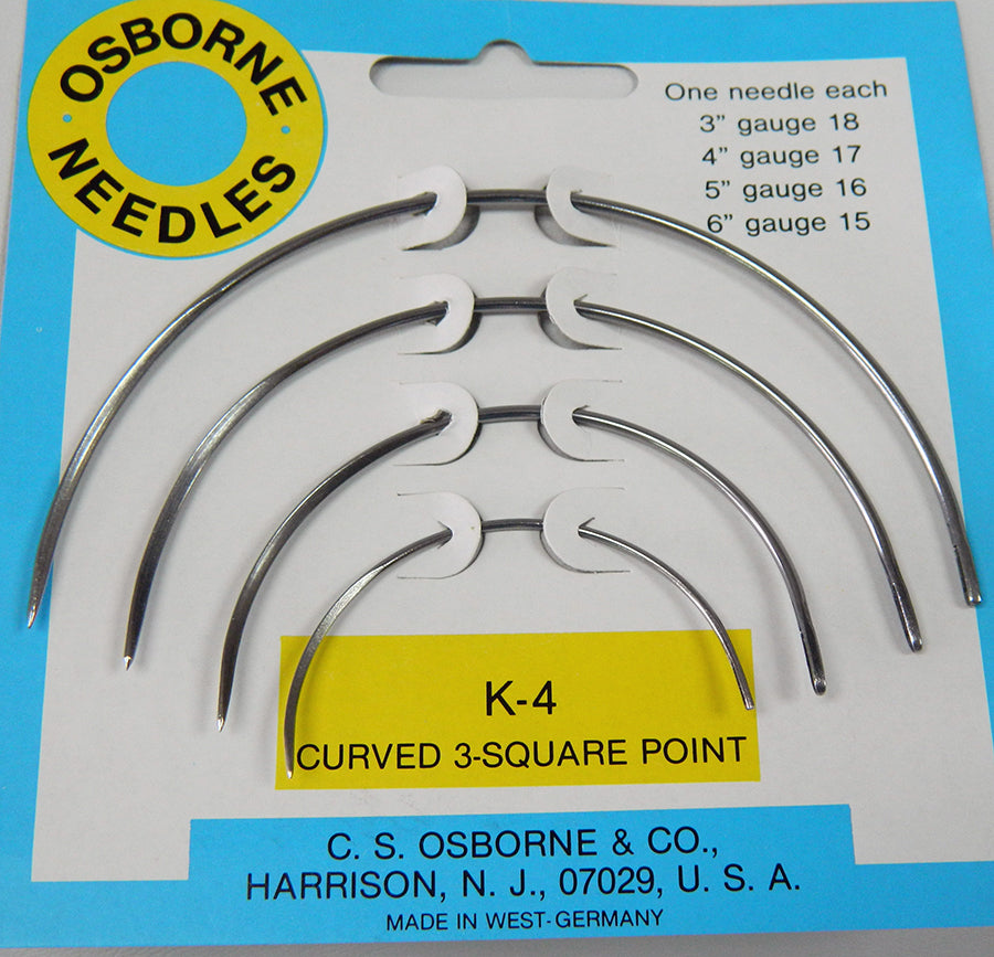 C.S. Osborne & Co. K-4 Curved Round-Point Upholstery Needle - Upholstery  needles – Sobie Fabrics