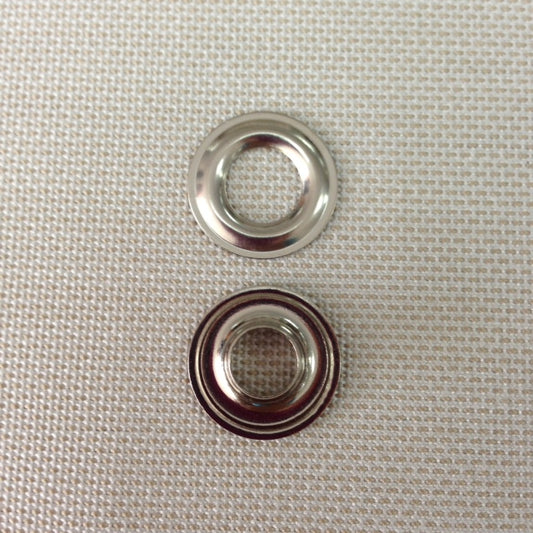 144 pc. Size 0 Nickel Plated Grommets and washers