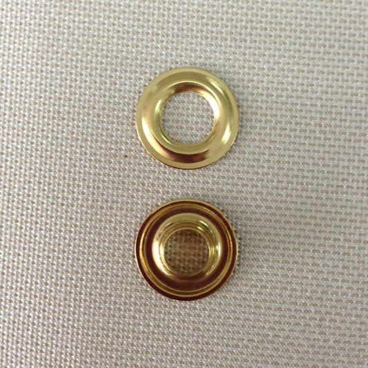144 pc. Size 1 Brass Plated Grommets and washers