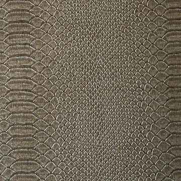 Croco Upholstery Vinyl Fabric - Cayman Granite