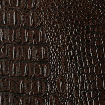 Crock Mocha - Croco Upholstery Vinyl Fabric