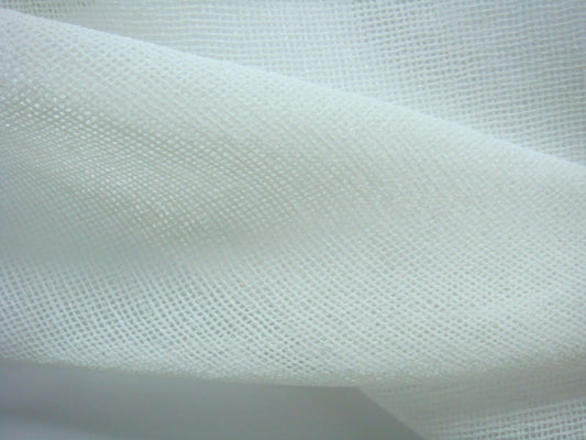 Sheer Gauze Drapery Fabric 100% Polyester Super White - 118 Inches wide