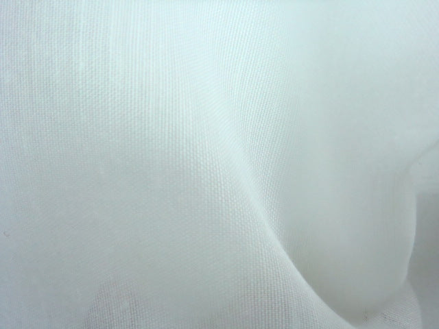 Sheer Batiste Drapery Fabric 100% Polyester Super White - 118 Inches wide