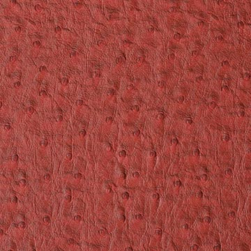 Ostrich Upholstery Vinyl Fabric - Emu Cherry