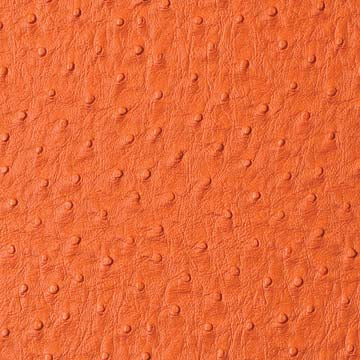 Emu Orange - Ostrich Upholstery Vinyl Fabric