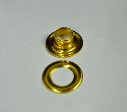144 pc. Size 4 Brass Plated Grommets and Washers