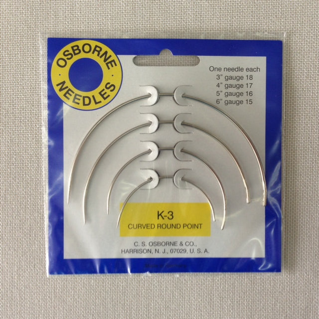 C.S. Osborne & Co. K-3 Curved Round-Point Needle Kit