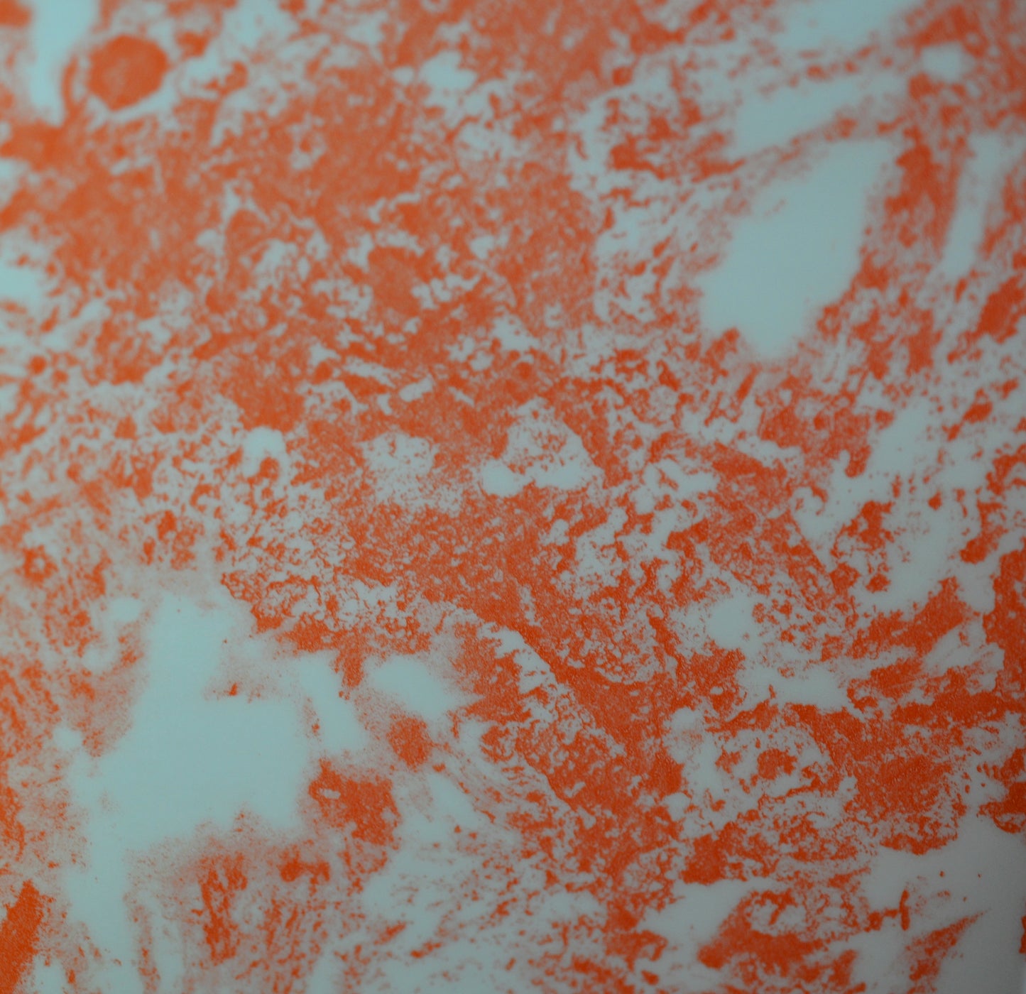 Orange White Marble Vinyl Fabric