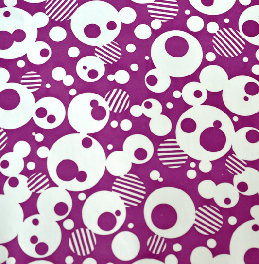 Bubble Gum Purple Vinyl Fabric