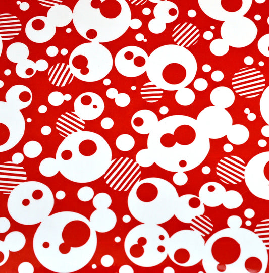 Bubble Gum Red Vinyl Fabric