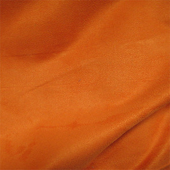 Outrageous Orange - Microsuede Upholstery Fabric
