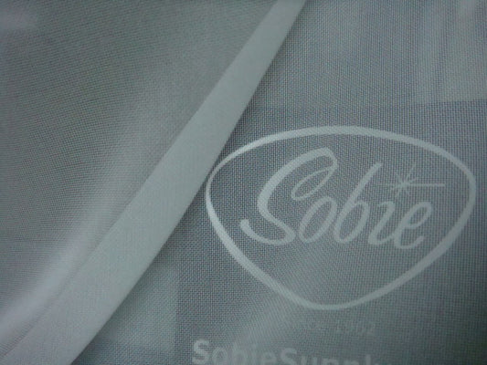 Sheer Voile Natural (white) Drapery Fabric 100% Polyester - 118 Inches wide
