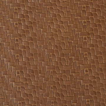 Croco Upholstery Vinyl Fabric - Wicker Park Walnut