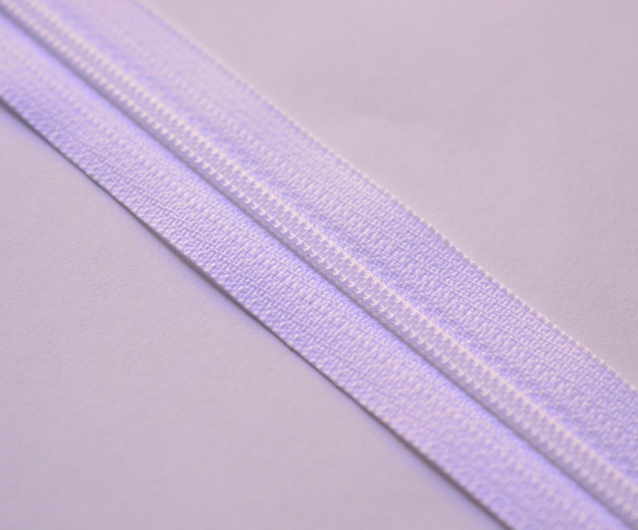 Pre-made Continuous Zippers - White - Size 2.5